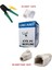 Cat6 Set 20 Adet RJ45 Jak RJ45 Pense 20 Metre Cat6 Kablo 20 Adet RJ45 Kılıf Modem Pc Amatör Set 1