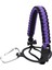 Geniş Ağız Şişesi Paracord Sap Kordon Örgülü Ip 12/18/21/24/32/40/64oz Siyah Ve Menekşe (Yurt Dışından) 5