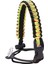 Geniş Ağız Şişesi Paracord Sap Kordon Örgülü Ip 12/18/21/24/32/40/64oz Siyah Sarı (Yurt Dışından) 2