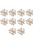 10pcs Flatback Rhinestone Boncuk Düğmesi Inci Düğmesi Rhinestone Ayakkabı Aureate (Yurt Dışından) 1