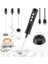 Elektrikli Süt Frother 3 In1 Mikser Blender 3 Bıyık İle El El Sanatları Usb Şarj Süt Köpük Yumurta Mikser Kahve, Latte, Cappuccino (Yurt Dışından) 3