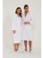 Kapüşonlu Premium %100 Pamuk Unisex Bornoz 4