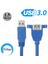 Panel Tipi Vidalı USB 3.0 Dişi / Erkek Uzatma Kablosu-1.5metre 5
