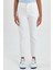 Kadın Norah Beyaz Renkli Beli Lastikli Jean Pantolon 5