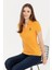 Kadın Koyu Sarı Basic T-Shirt 50246287-VR094 3