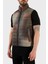 Regular Fit Fermuarlı Dik Yaka Şişme Yelek Erkek Yelek 50485247 960 3