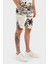 Baskılı Streç Pamuklu Slim Fit Short Erkek Short 50488282 132 2
