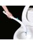 Tek Kullanımlık Tuvalet Temizleyici Fırça Banyo Temizleyici Kolu + Askılı + 12 Cımbız Scrubber Fırça İle Dolum Temizleme Aracı | Tuvalet Fırçası Tutucular (Yurt Dışından) 3