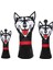 3x Fashion Golf Club Head, Ahşap Headcover Su Geçirmez Unisex Koruyucu Kapsar (Yurt Dışından) 3