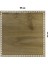Ahşap Sepet Tepsi Tabanı Kare 30X30 cm Açık Meşe Çift Yüz 3mm Mdf 1