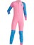 Çocuklar Wetsuit Dalış Mayoları Tüplü Şnorkel Uzun Kollu Termal Fullsuit Pembe Xl (Yurt Dışından) 1