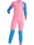 Çocuklar Wetsuit Dalış Mayoları Tüplü Şnorkel Uzun Kollu Termal Fullsuit Pembe Xl (Yurt Dışından) 2