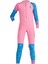 Çocuklar Wetsuit Dalış Mayoları Tüplü Şnorkel Uzun Kollu Termal Fullsuit Pembe Xl (Yurt Dışından) 3