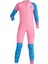 Çocuklar Wetsuit Dalış Mayoları Tüplü Şnorkel Uzun Kollu Termal Fullsuit Pembe Xl (Yurt Dışından) 5
