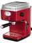 28250-56 Espresso Kahve Makinesi, Kırmızı Süzgeç, 15 Bar, 2 Fincan Başlığı, 1.1 L Çıkarılabilir Su Tankı, Buharlı Süt Köpüğü, Porsiyon Kaşığı, Kırmızı 1