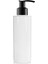 100 Adet - 150ML Plastik Beyaz Küt Boyunlu Şişe, Boş Siyah Sıvı Sabun Pompalı Pet Şişe 1