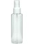 100 Adet - 100ML Plastik Şeffaf Küt Boyunlu Şişe, Boş Beyaz Parmak Spreyli Pet Şişe 1