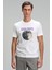 Ash Modern Grafik T-Shirt Beyaz 1