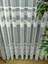 Taç Bantlı Desen Kullanıma Hazır 1/3 Sık Pile Tül Perde Tek Kanat - Ekru 100 x 260 cm 3