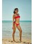Kırmızı Straplez Dar Kalıp Bikini Üstü 5