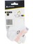 Artengo Çocuk Tenis Çorabı - Kısa Konç - 3 Çift - Beyaz / Kalp Logolu - Rs160 8