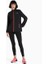 Kadın Puma Black Puma First Mile Woven Jacket W Siyah Kadın Fermuarlı Spor Ceketi 4
