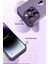 Apple iPhone 14 Pro Max ile Uyumlu Kılıf 2 Parçalı Alt Üst Kamera Lens Korumalı Sert Silikon Kapak - Mürdüm 3