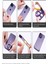 Apple iPhone 14 Pro Max ile Uyumlu Kılıf 2 Parçalı Alt Üst Kamera Lens Korumalı Sert Silikon Kapak - Mürdüm 4