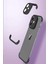 Apple iPhone 12 ile Uyumlu Kılıf 2 Parçalı Alt Üst Kamera Lens Korumalı Sert Silikon Kapak - Siyah 1