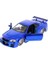 1:24 Hızlı ve Öfkeli Fast And Furious Brian's Nissan Skyline Gt-R [BNR34] Mavi Model Araba 3