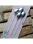 Vıp Kalite Parlak Metalik Gümüş Balonlu Pasta Mumu 4 Adet Gümüş Doğum Günü Mumu Silver Bırthday Candle 1