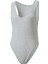 Kadın Light Gray Heather Puma Classics Ribbed Bodysuit Gri Kadın T-Shirt 2