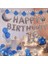 Rose Gold Lüks Yaş Happy Bırthday Doğum Günü Parti Süsü 1