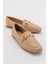 Tokalı Kadın Loafer Ayakkabı NUDE CİLT 1