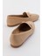 Tokalı Kadın Loafer Ayakkabı NUDE CİLT 4