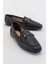 Tokalı Kadın Loafer Ayakkabı SİYAH CİLT 1