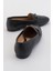 Tokalı Kadın Loafer Ayakkabı SİYAH CİLT 4