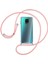 Xiaomi Redmi Note 9 PRO MAX Kılıf Boyun Omuz Askılı Pembe iPli Kordonlu Anti Şok Köşe Korumalı Şeffaf Silikon X-ROP 1