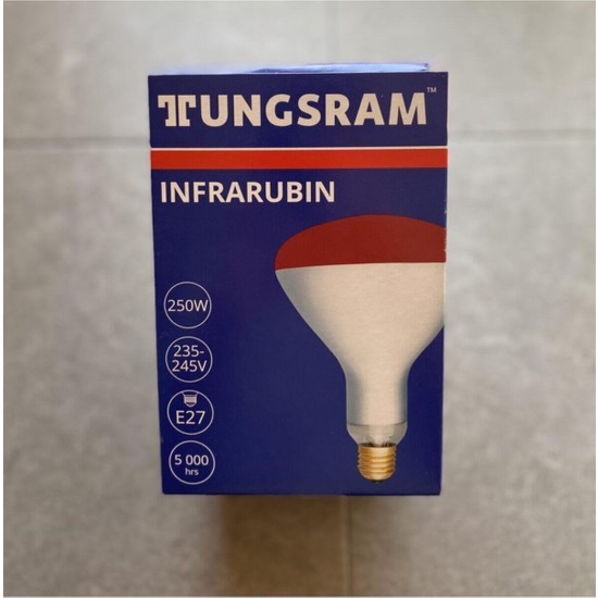 Tungsram 250W E27 Infrared Ampul Kırmızı Işık Fiyatı