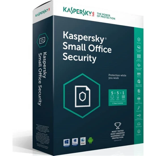 Kaspersky Small Office 49 Cihaz 49 Mobil 5 S Sunucu 3 Yıl ( Eds- Download Versiyon -Türkçe ) ( Son Sürüm )