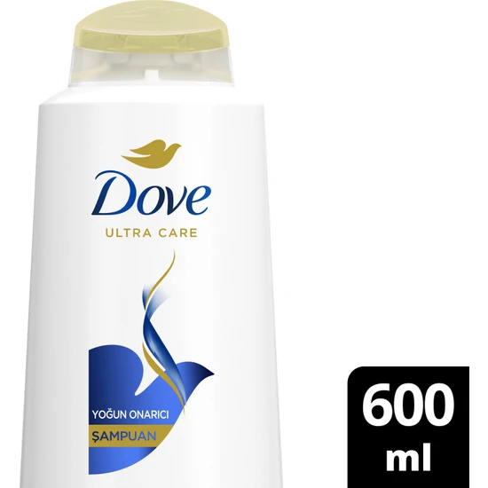 Dove Ultra Care Saç Bakım Şampuanı Yoğun Onarıcı Yıpranmış Saçlar İçin 600 ml