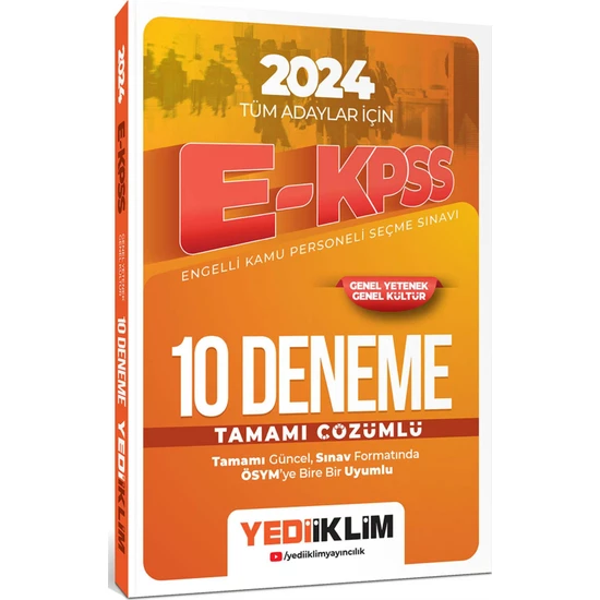 Yediiklim Yayınları 2024 Tüm Adaylar Için Ekpss Tamamı Çözümlü 10 Deneme