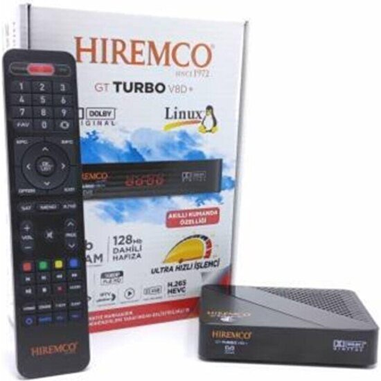 Hiremco Gt Turbo V8D Plus 2021 Uydu Alıcı