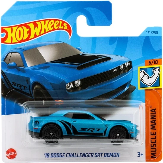 Hotwheels Hot Wheels Tekli Arabalar '18 Dodge Challenger Srt Demon HKJ54