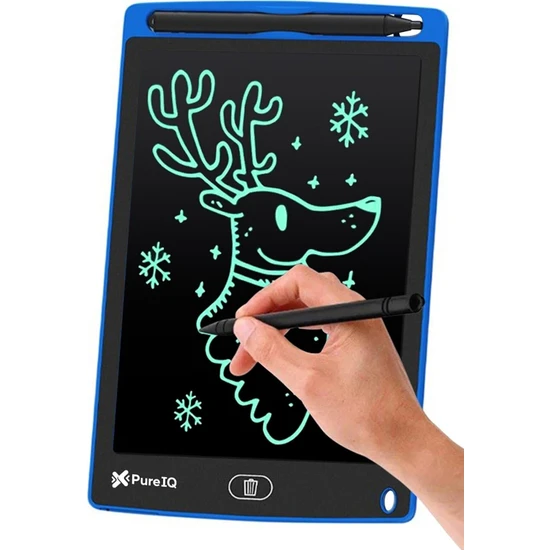 Eureka Writing Tablet LCD 8.5 Inçuyumlu Dijital Kalemli Çizim Yazı Tahtası Grafik Not Yazma Eğitim Tableti
