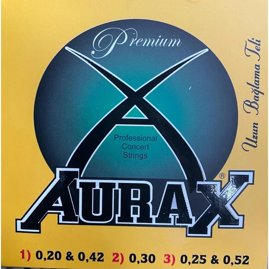 Aurax Bağlama Teli - Germany - Profesyonel - 020 Uzun Sap Saz Teli