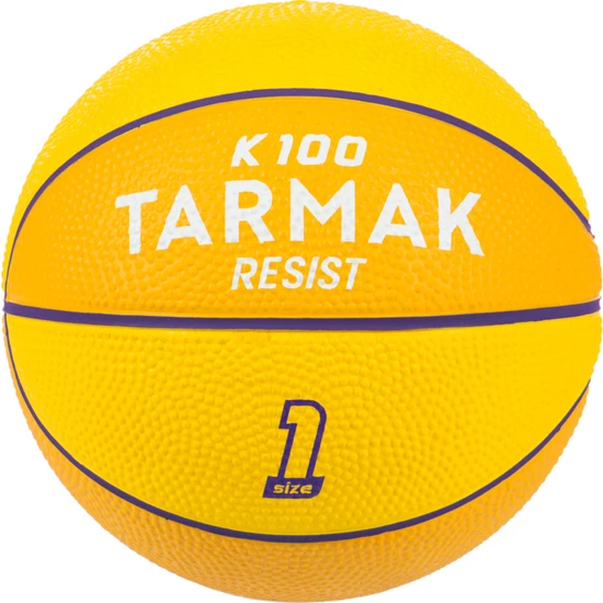 Decathlon Tarmak Mini Basketbol Topu - 1 Numara - Sarı / Mor - K100