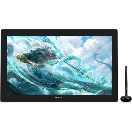 Huion Kamvas Pro 24 (4k) IPS Panel UHD 23.8 LCD Grafik Tablet 8192 Kademe Basınç Hassasiyetli, 140% Srgb, 5080LPI Çözünürlük 3840 x 2160 Grafik Tablet (HUGT2401)