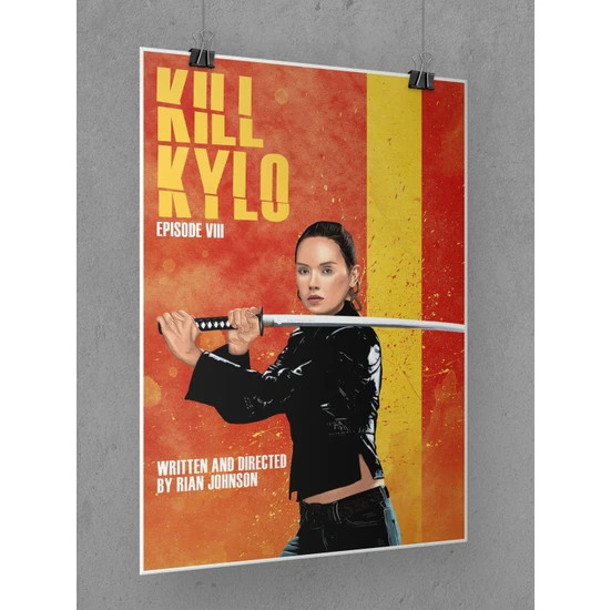 Saturndesign Kill Bill Poster 45 x 60 cm Afiş - Kalın Poster Kağıdı Dijital Baskı