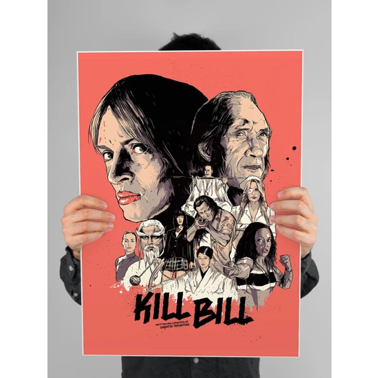 Saturndesign Kill Bill Poster 60 x 90 cm Afiş - Kalın Poster Kağıdı Dijital Baskı